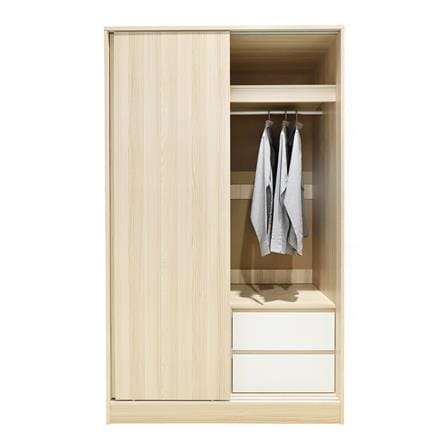 ตู้เสื้อผ้าบานเลื่อน FURDINI PEARL สี PINE OAK_4
