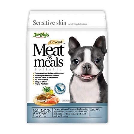 อาหารสุนัข JERHIGH MEAT AS MEALS SALMON 0.5 กก.