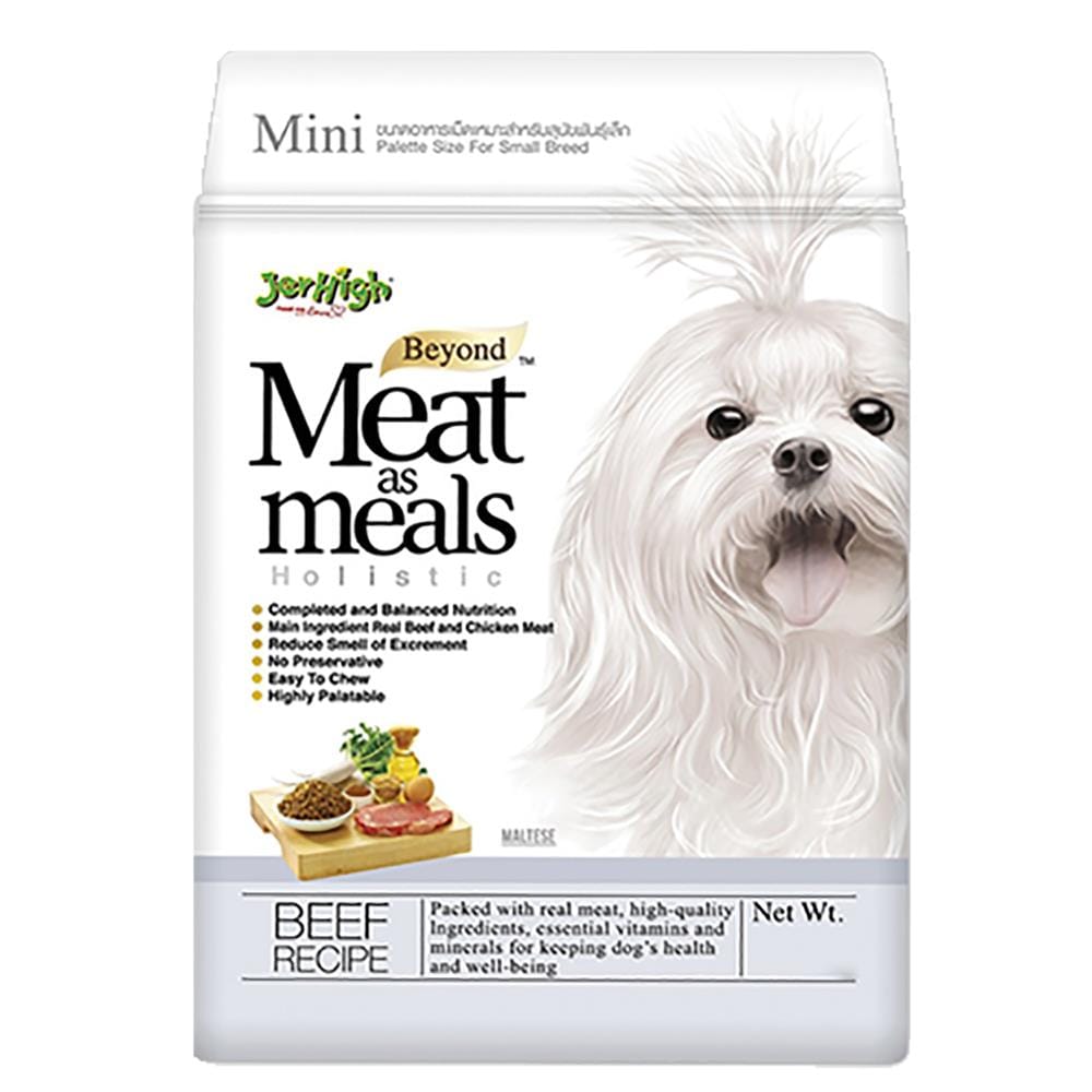 อาหารสุนัข JERHIGH MEAT AS MEALS BEEF 1.2 กก.