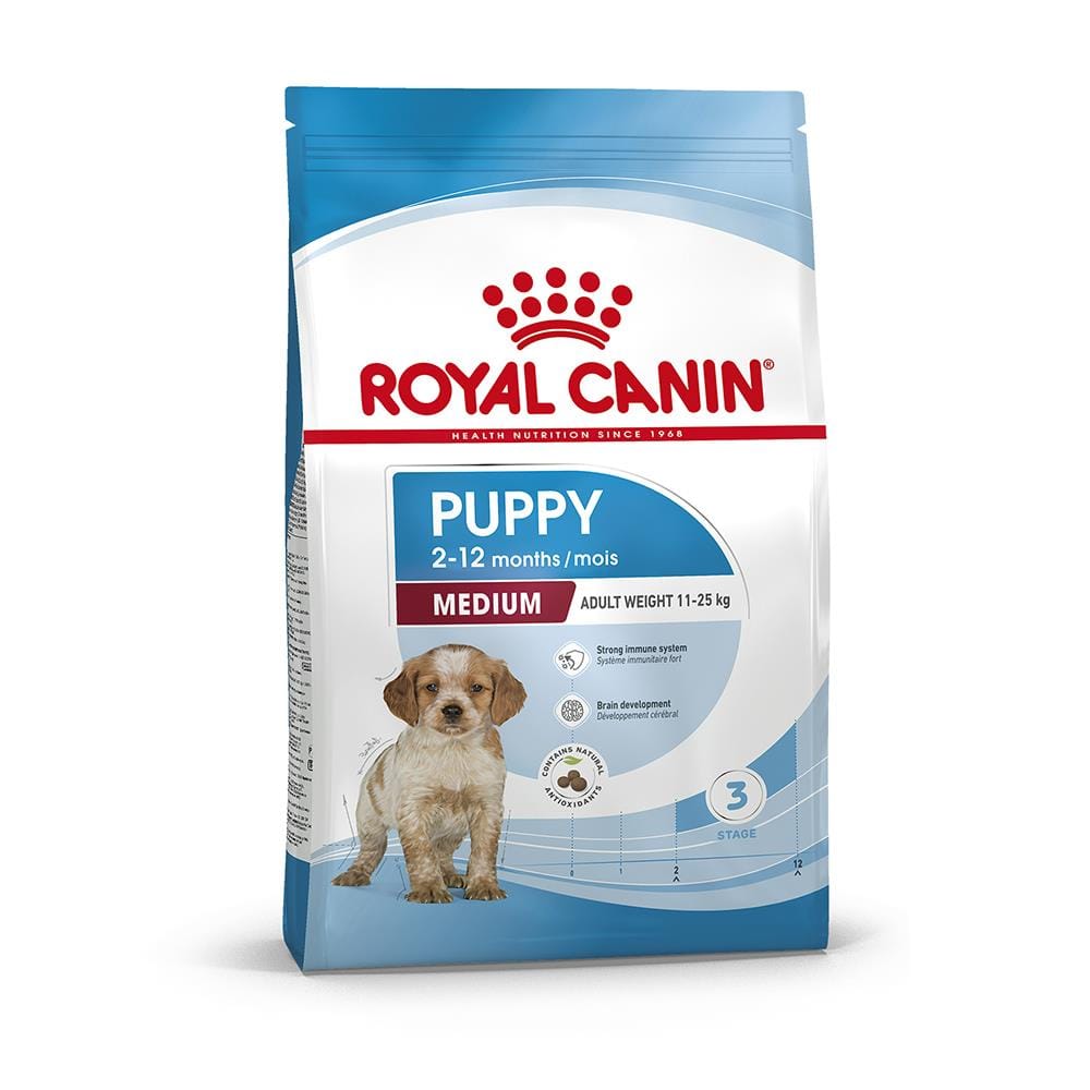 อาหารสุนัข ROYAL CANIN MEDIUM PUPPY 4 กก.
