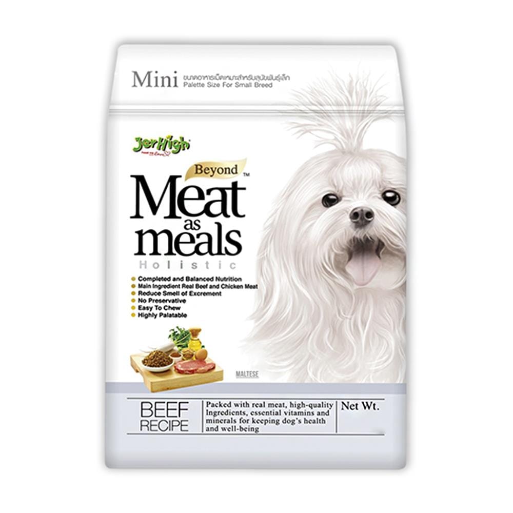 อาหารสุนัข JERHIGH MEAT AS MEALS BEEF 0.5 กก.