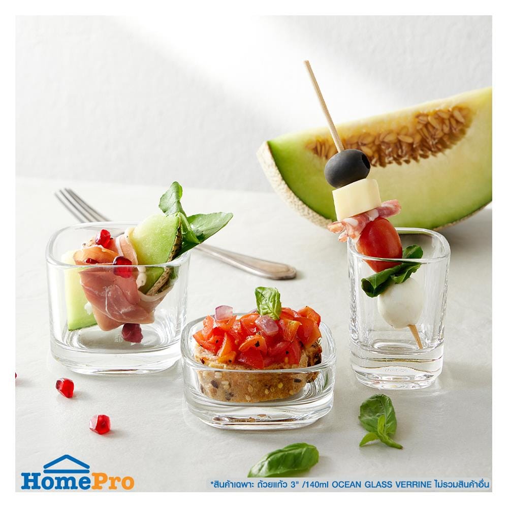 ถ้วยแก้ว 3 นิ้ว 140 มล. OCEAN GLASS VERRINE