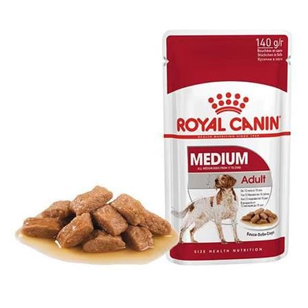 อาหารเปียกสุนัข ROYAL CANIN MEDIUM ADULT 140 กรัม