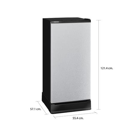 ตู้เย็น 1 ประตู TOSHIBA GR-D189MS 6.4 คิว สีเงิน_5