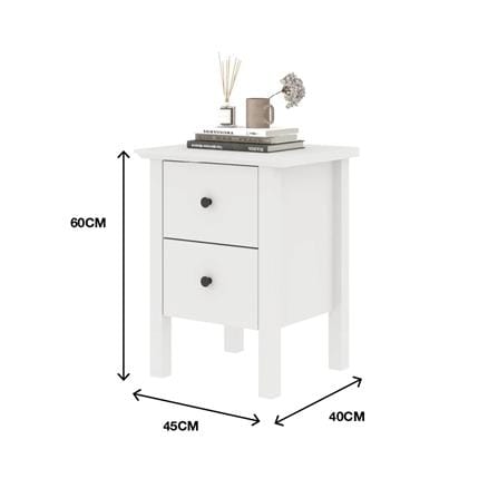 ตู้ข้างเตียง KONCEPT MONETA 45 ซม. สีขาว_4