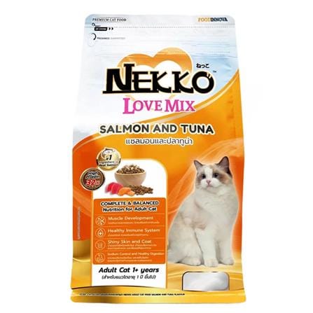 อาหารแมว NEKKO LOVEMIX SALMON AND TUNA 3 กก._0