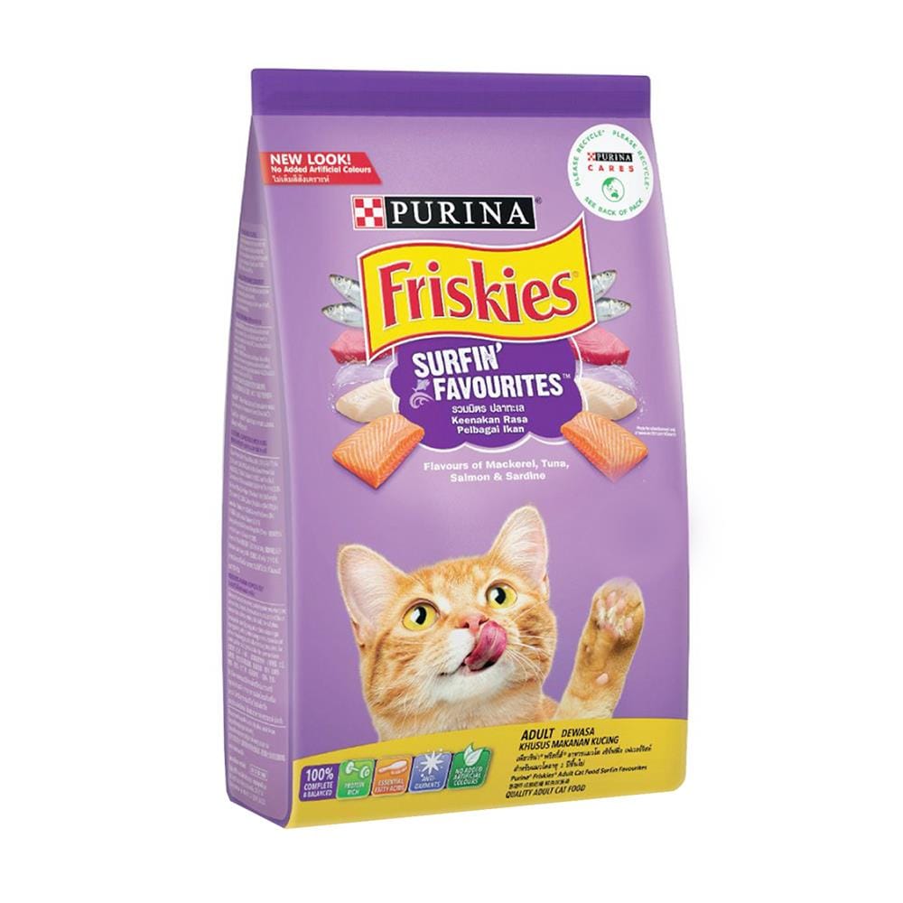 อาหารแมว FRISKIES SURFIN FAVOURITES 6 กก.