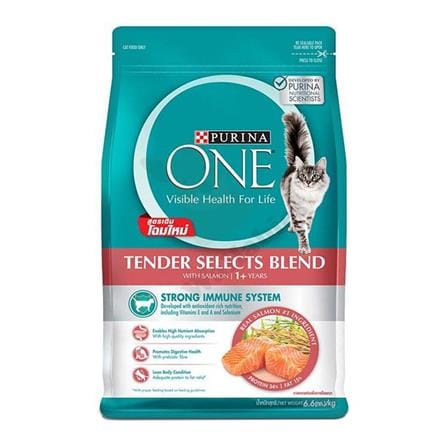 อาหารแมว PURINA ONE TENDER SELECTS BLEND WITH SALMON 6.6 กก_0
