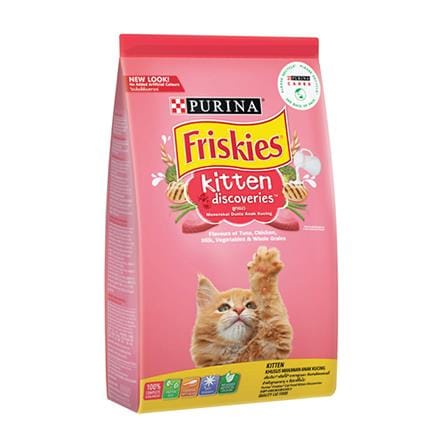 อาหารแมว FRISKIES KITTEN DISCOVERIES 400 ก.