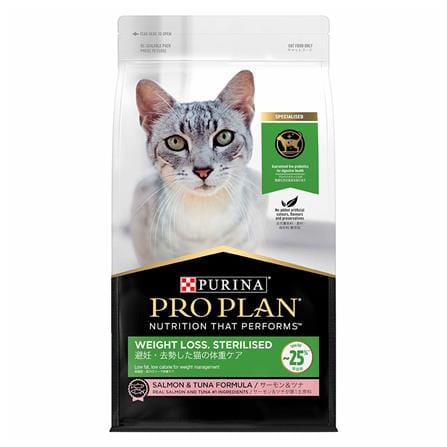 อาหารแมว PRO PLAN WEIGHT LOSS STERILISED SALMON AND TUNA 3 กก._0