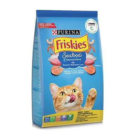 อาหารแมว FRISKIES SEAFOOD SENSATIONS 1 กก.