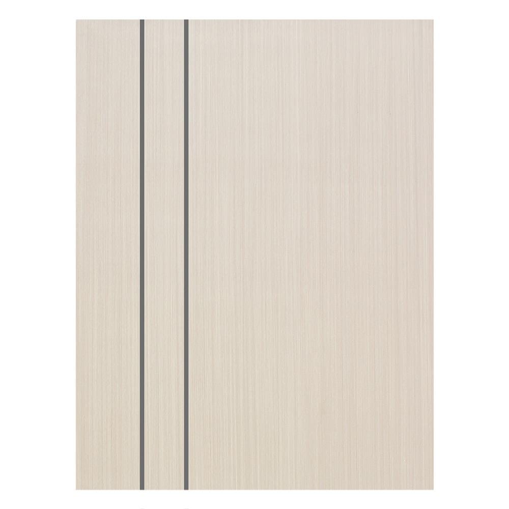 ประตูภายใน UPVC ECO-DOOR UC4-2L 80X200 ซม. สีครีม ไม่เจาะลูกบิด