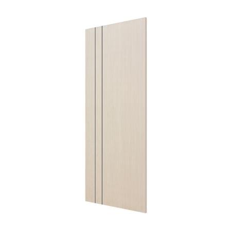 ประตูภายใน UPVC ECO-DOOR UC4-2L 80X200 ซม. สีครีม ไม่เจาะลูกบิด_1