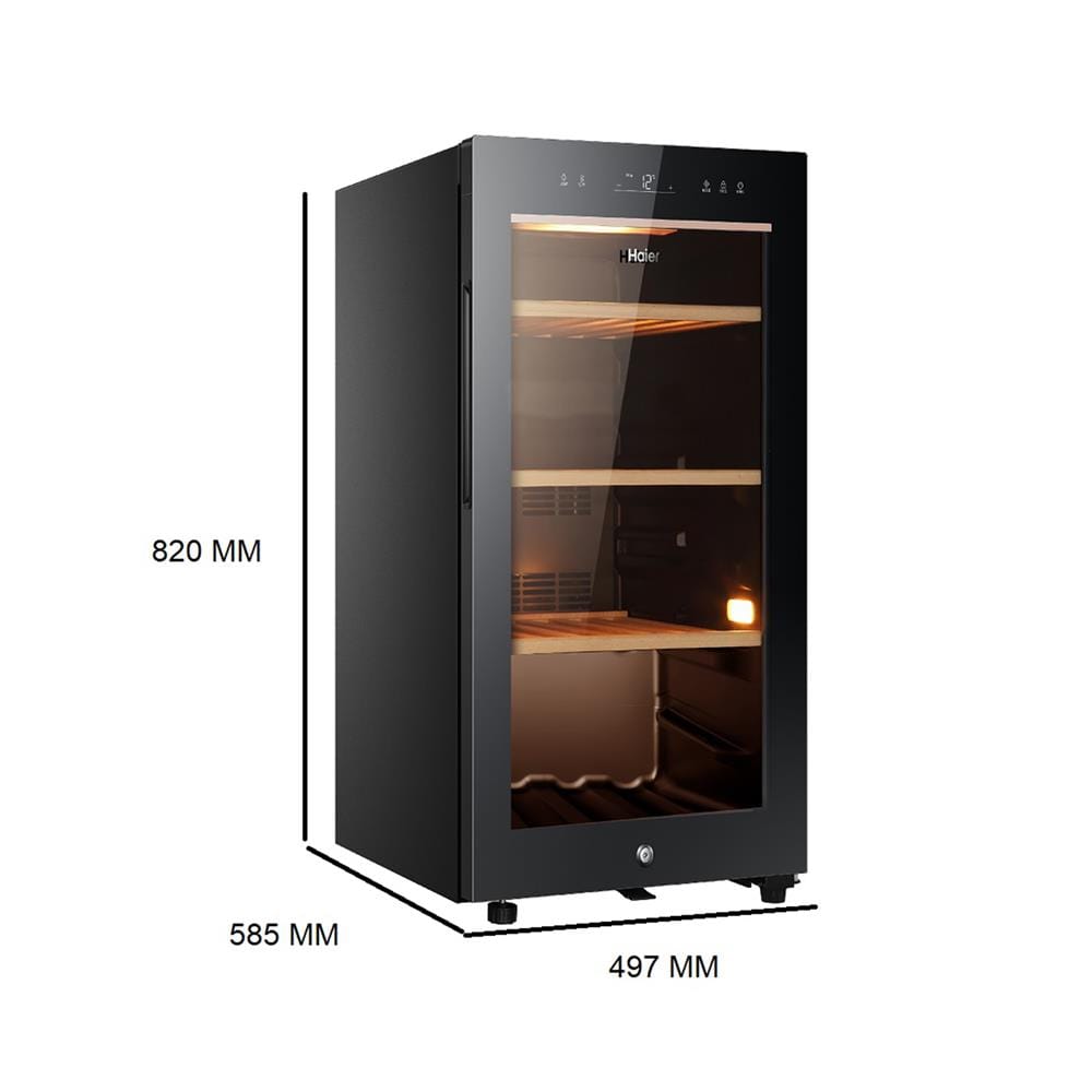 ตู้แช่ไวน์ HAIER JC-116 49 ขวด สีดำ