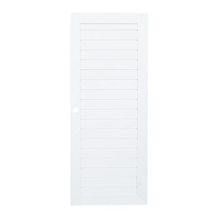 ประตูภายนอก UPVC เจาะลูกบิด ECO-DOOR TLW 80x200 ซม...