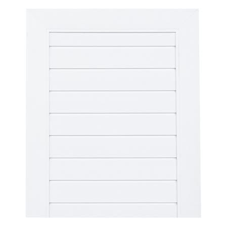 ประตูภายนอก UPVC เจาะลูกบิด ECO-DOOR TLW 80x200 ซม. สีขาว_2