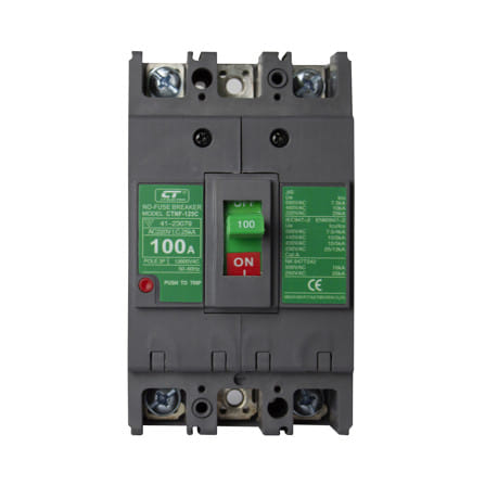 เมนเซอร์กิตเบรกเกอร์ 100 แอมป์ 3 โพล 3 เฟส CT ELECTRIC CTNF-125C_0