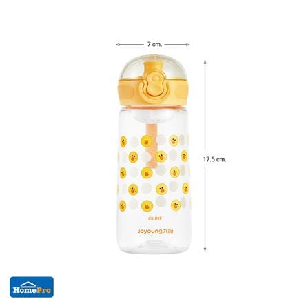 ขวดน้ำ TRITAN JOYOUNG LINE FRIEND SALLY 0.35 ลิตร สีเหลือง_4