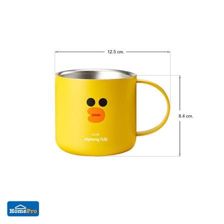 แก้วน้ำลดอุณหภูมิ 0.26 ลิตร JOYOUNG LINE FRIEND SALLY สีเหลือง_2