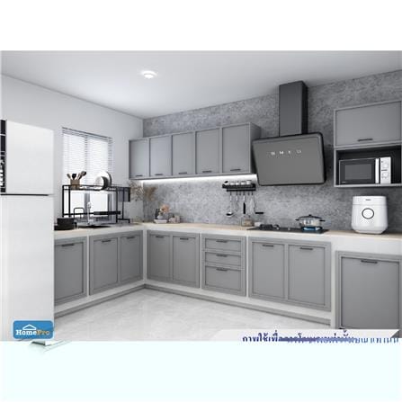 ตู้แขวนเดี่ยว CABIN COMO 40x60 ซม. สีเทา_3