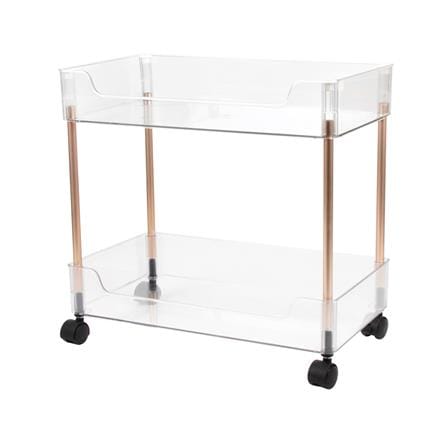 ชั้นวางของ 2 ชั้น มีล้อ KECH KLEAR 22.5x40.5x38.5 ซม._0