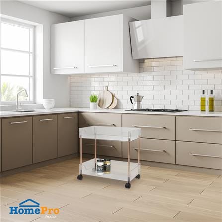ชั้นวางของ 2 ชั้น มีล้อ KECH KLEAR 22.5x40.5x38.5 ซม._2