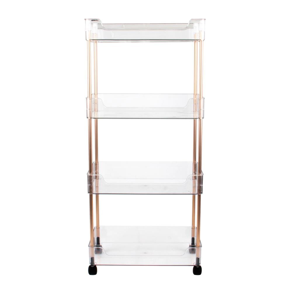 ชั้นวางของ 4 ชั้น มีล้อ KECH KLEAR 22.5x40.5x91 ซม.