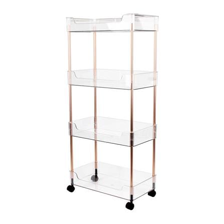 ชั้นวางของ 4 ชั้น มีล้อ KECH KLEAR 22.5x40.5x91 ซม._0