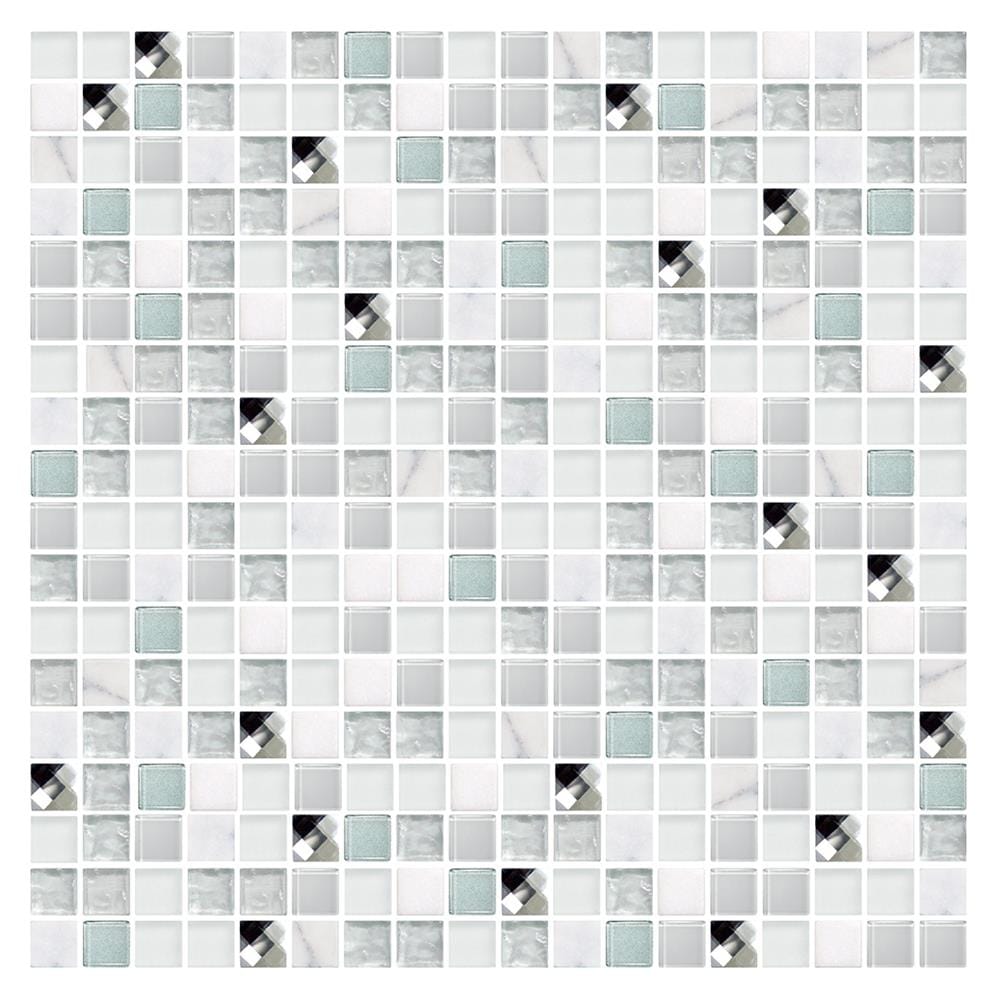 โมเสคแก้ว 30x30 ซม. GLASCERA สโนว์ เบิร์ก