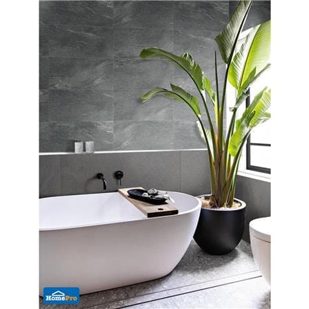 กระเบื้องพื้นพอร์ซเลน 29.8x60 ซม. TARA มาเตโอ ดำ A 0.72M2_2