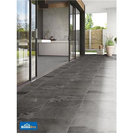 กระเบื้องพื้นพอร์ซเลน 29.8x60 ซม. TARA ลิสบอน ดำ A 0.72M2_2