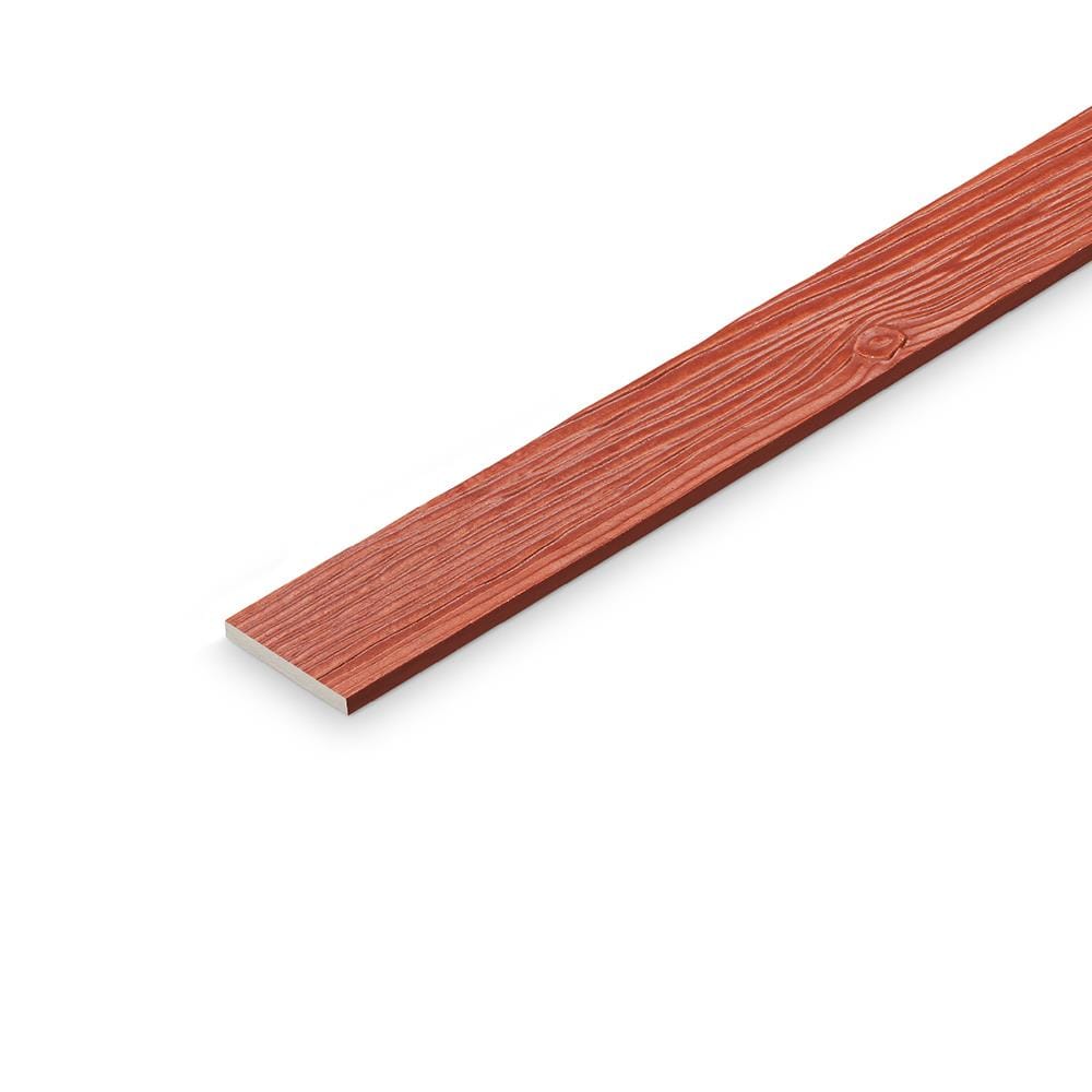 ไม้ระแนง SHERA ลายสัก 7.5X300X0.8 ซม. สีแดงเชอร์รี่