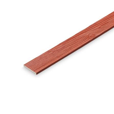 ไม้ระแนง SHERA ลายสัก 7.5X300X0.8 ซม. สีแดงเชอร์รี่_1