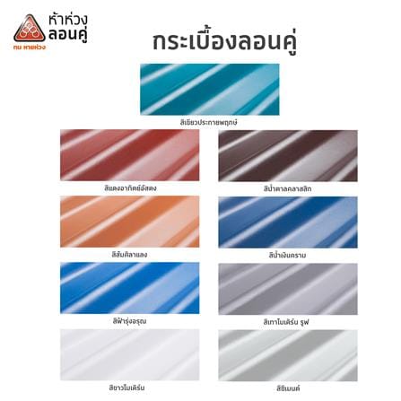 กระเบื้องหลังคาลอนคู่ ห้าห่วง 0.4x50x150 ซม. สีแดงอาทิตย์อัสดง_2