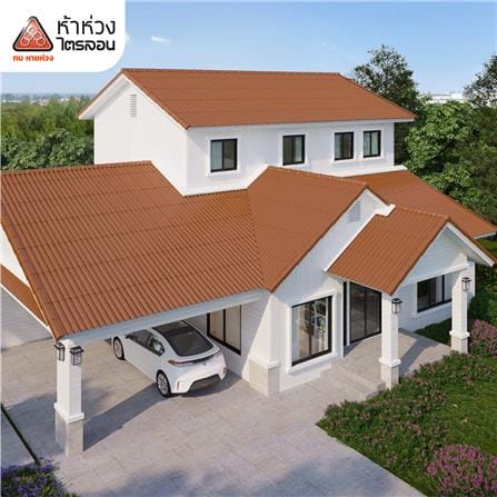 กระเบื้องหลังคาไตรลอน ห้าห่วง 0.5x50x60 ซม. สีส้มศิลาแลง_1