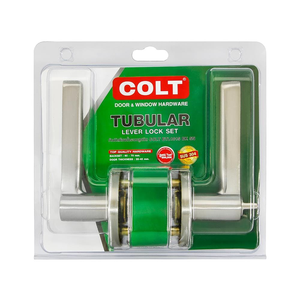 มือจับก้านโยก ห้องน้ำ COLT LITE 1815BT-SN สีซาติน