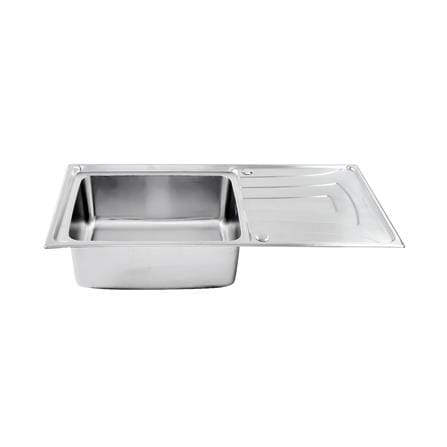 ซิงค์ฝัง 1 หลุม 1 ที่พัก DYNA HOME DH-10050EB สีเงิน_0