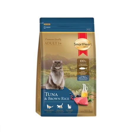 อาหารแมว SMARTHEART GOLD TUNA AND BROWN RICE 1 กก._0