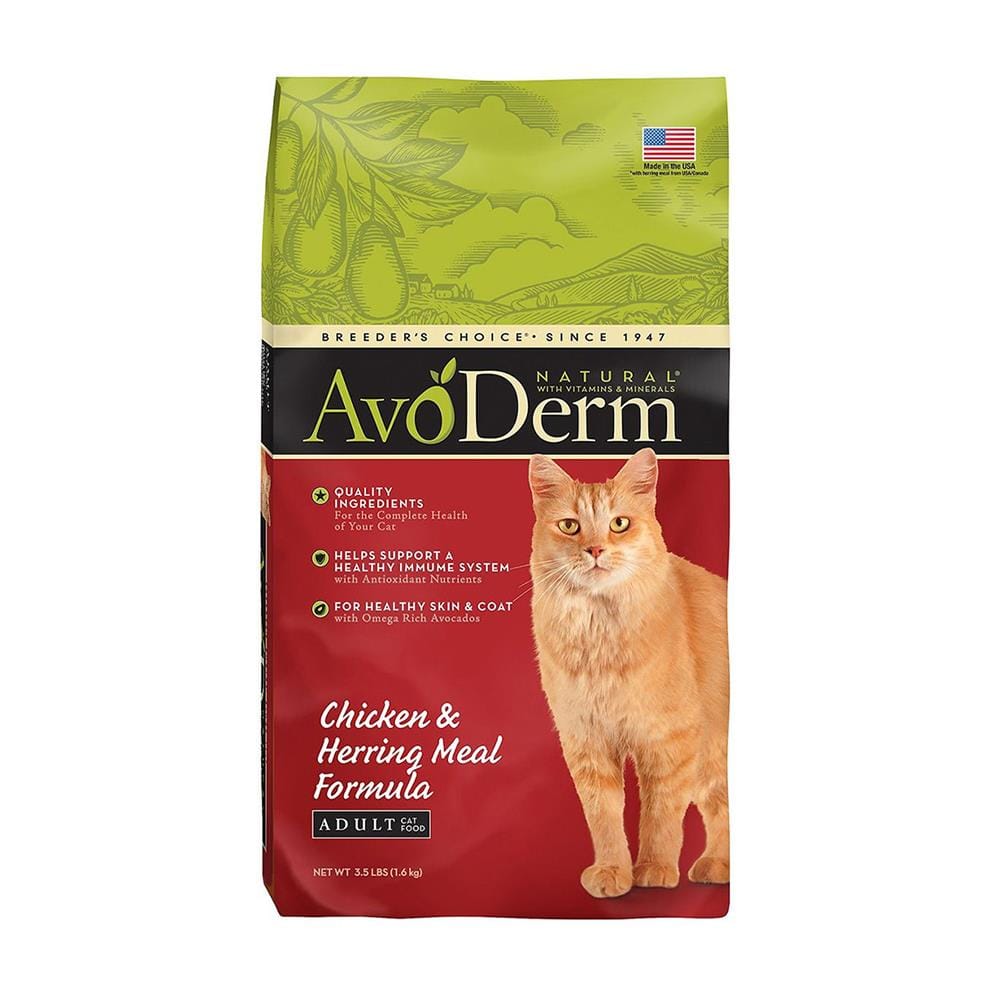 อาหารแมว AVODERM CAT CHICKEN AND HERRING MEAL 1.6 กก.