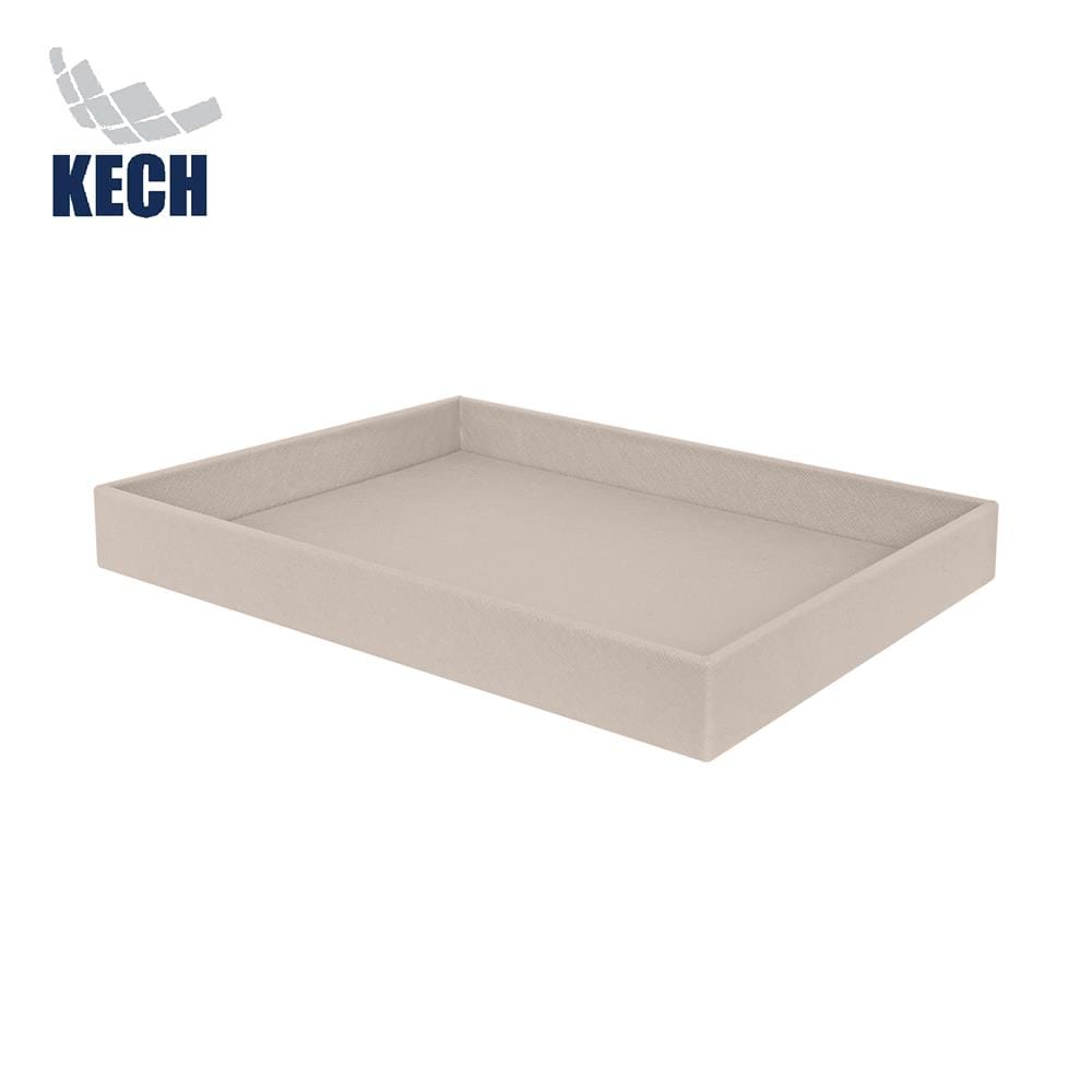 ถาด PVC KECH STRIP 35X25X4 ซม. สีครีม_1