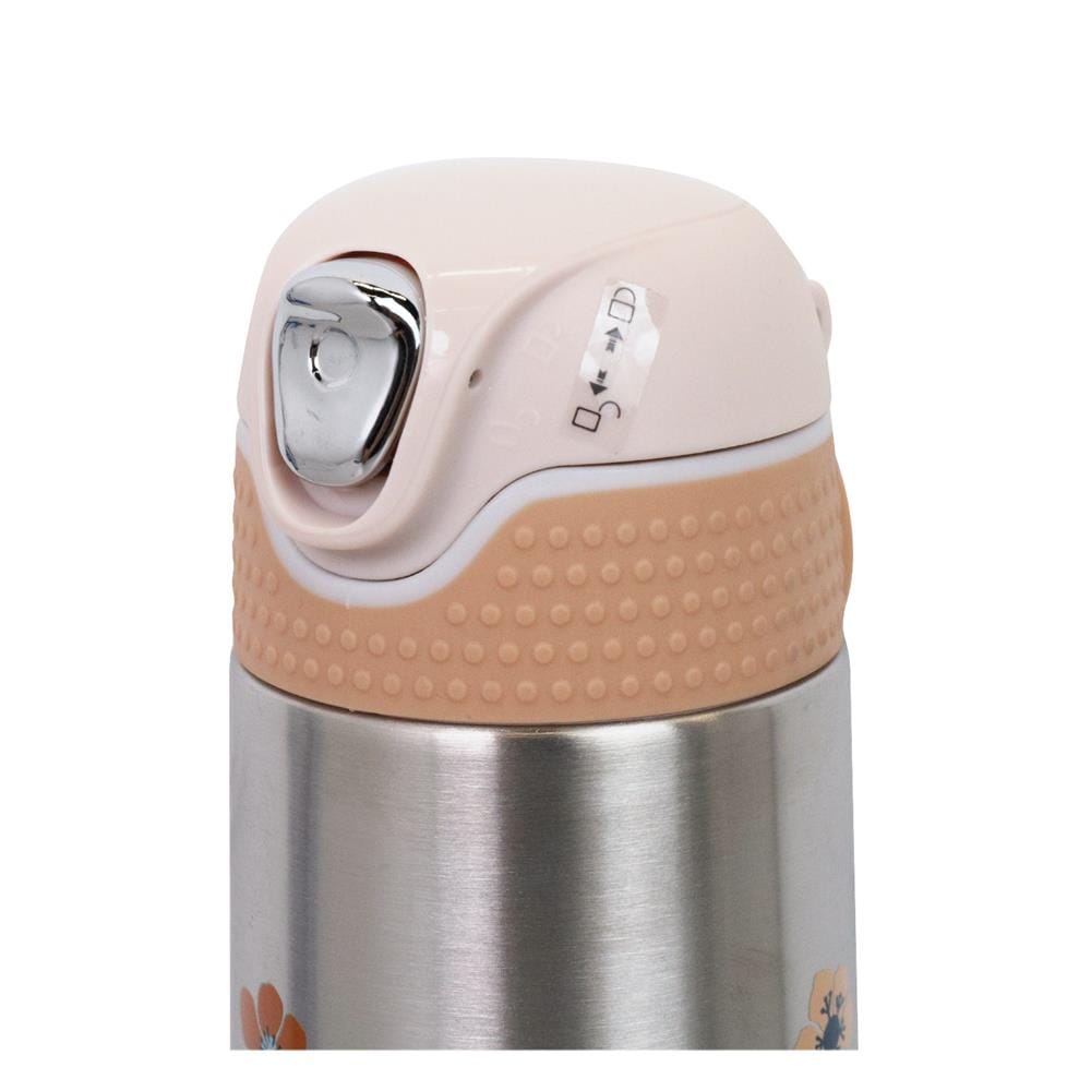 กระติกสุญญากาศ KECH SAFE LOCK LEAF 0.42 ลิตร สีชมพู
