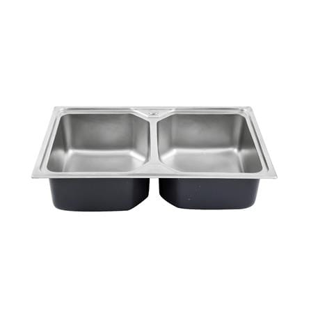 ซิงค์ฝัง 2 หลุม DYNA HOME DH-8050-B สีเงิน_0