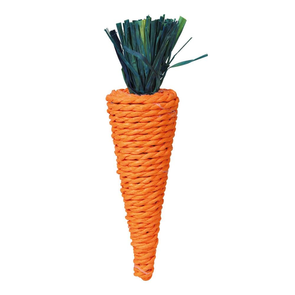 ของเล่นสำหรับสัตว์เล็ก TRIXIE TOY CARROT PAPER YARN 20 ซม.