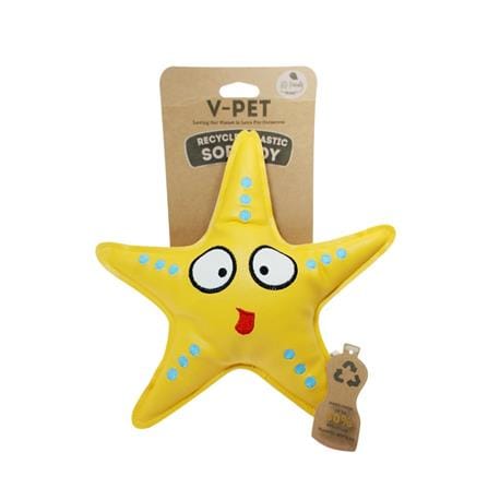 ของเล่นสุนัข V PET PLUSH TOY LEATHER FABRIC STARFISH_0