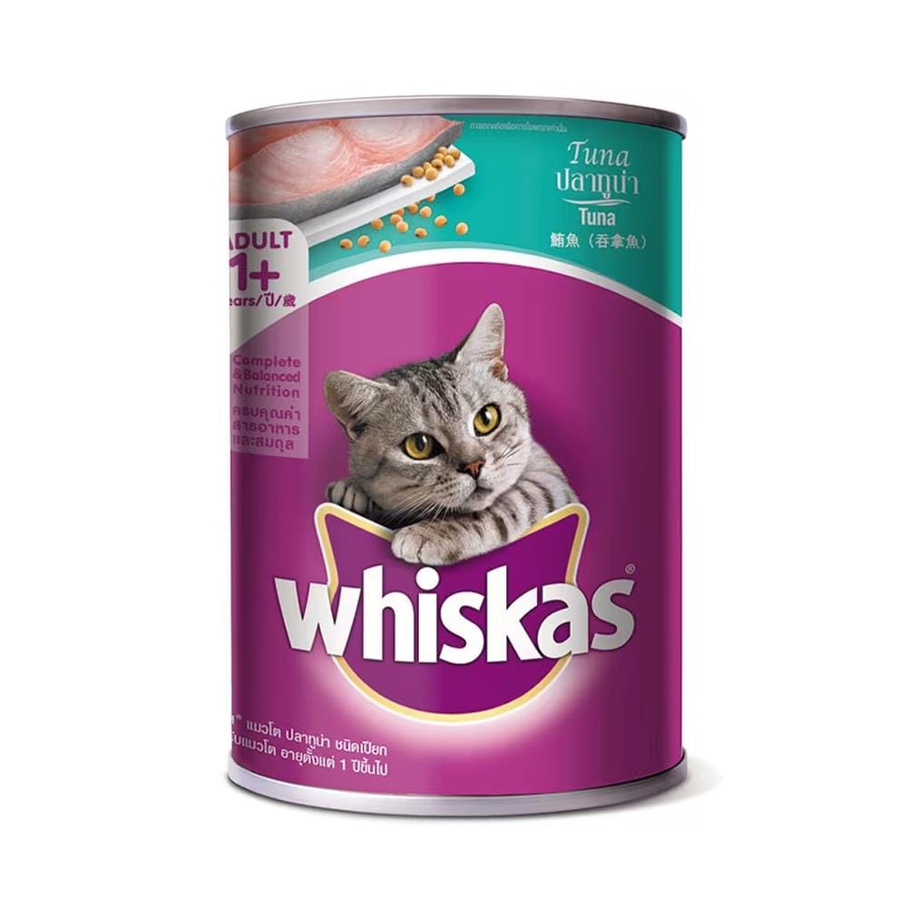 อาหารเปียกแมว WHISKAS ทูน่า 400 ก.