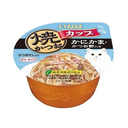 อาหารเปียกแมว INABA CUP GRAVY TUNA KANIKAMA WITH KATSUOBUSHI 80 ก._0