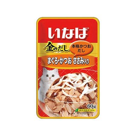 อาหารเปียกแมว INABA รสทูน่าเนื้อขาวและเนื้อแดงหน้าเนื้อสันในไก่ในเยลลี่ 60 ก._0