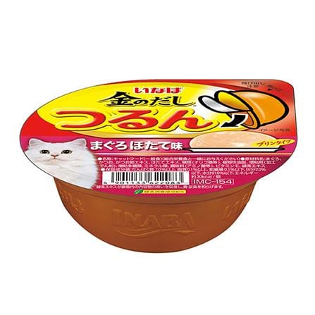 อาหารเปียกแมว INABA CUP PUDDING (TUNA & SCALLOP) 65 ก.