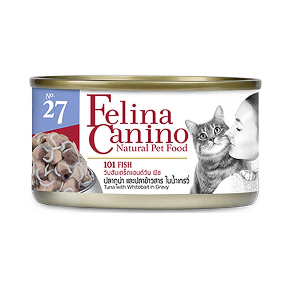 อาหารแมว FELINA CANINO CAT 27 101 FISH 70 ก.