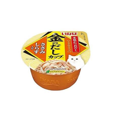 อาหารเปียกแมว INABA รสสันในไก่ในน้ำเกรวี่และปลาข้าวสาร 70 ก._0